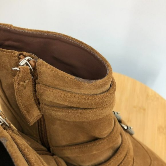 Tabitha  Simmons Brown Christy Suede Ankle Boots size EU 36.5 - Picture 14 of 15